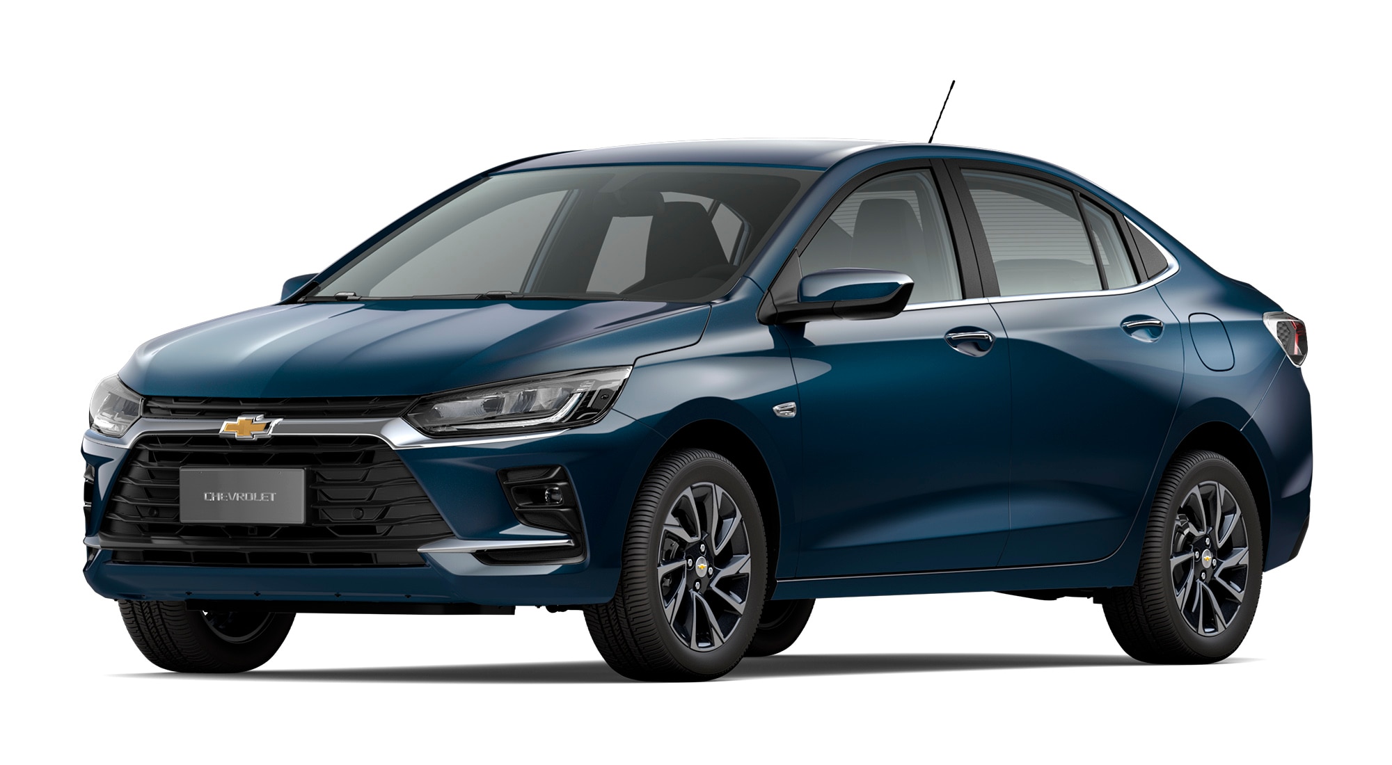Conheça o Onix Plus 2027 no modelo PREMIER Turbo AT na cor Azul Boreal
